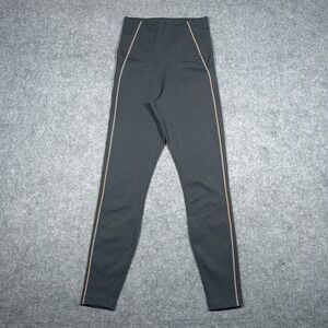 Nike Dri Fit Leggings Women's‎ Size Small Solid Grey Rainbow Ladder Capri